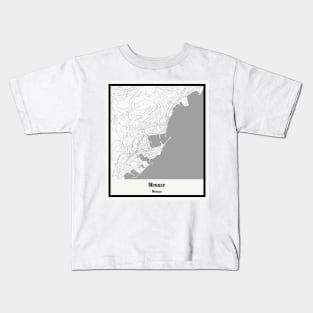 Map of Monaco Kids T-Shirt